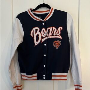 NFL Bears SZ S snap up jacket. Great condition